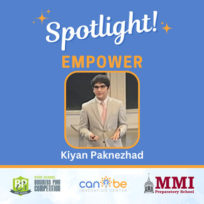 2025 tecBRIDGE High School Business Plan Competition Local Participant – Kiyan Paknezhad