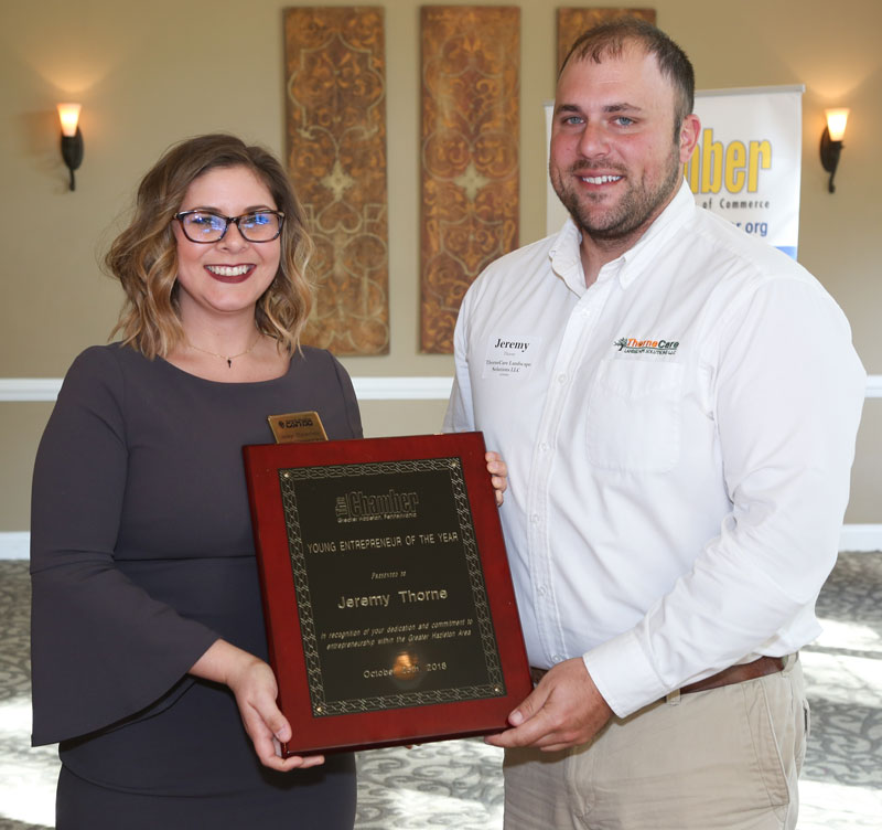 CAN BE sponsors Greater Hazleton Chamber’s Young Entrepreneur of the Year Award