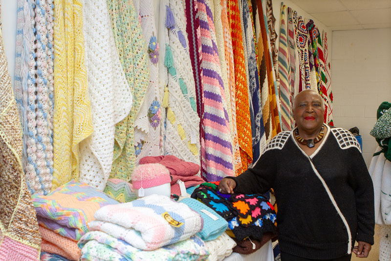 CAN BE provides L F Knitwear owner Laura Evans with a professional operation space and business guidance