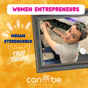 Women’s History Month Client Highlight – Megan Sterenchock from Stray Threads Screen Printing