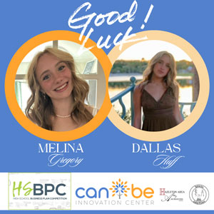 2024 tecBRIDGE High School Business Plan Competition Local Participants – Melina Gregory and Dallas Huff