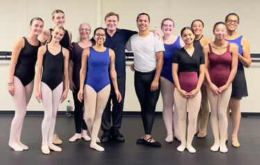 Keystone Ballet Academy hosted a master ballet class with renowned Russian teacher, Valery Lantratov